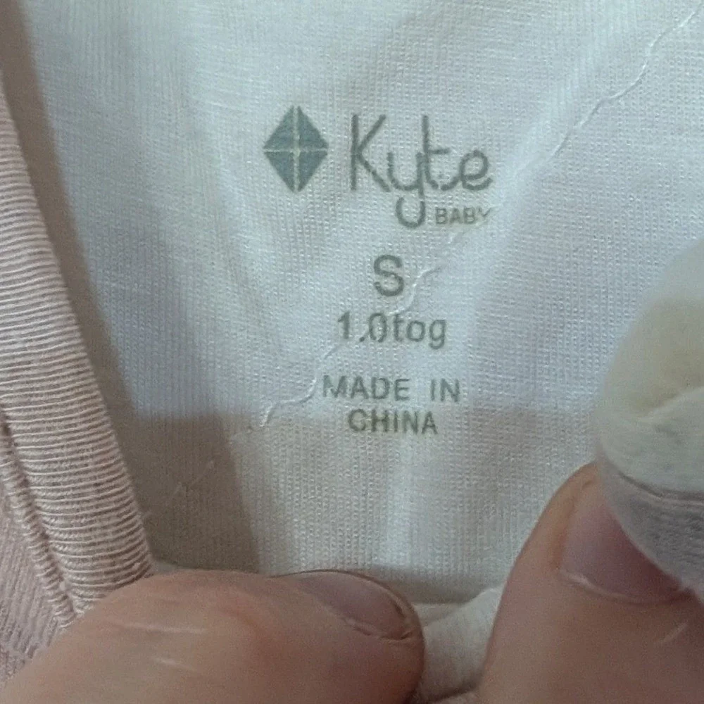 Kyte Baby Uni Organics Sleep Sack Bundle‎ Pink 1.0 TOG Green Muslin 6-12 M Small